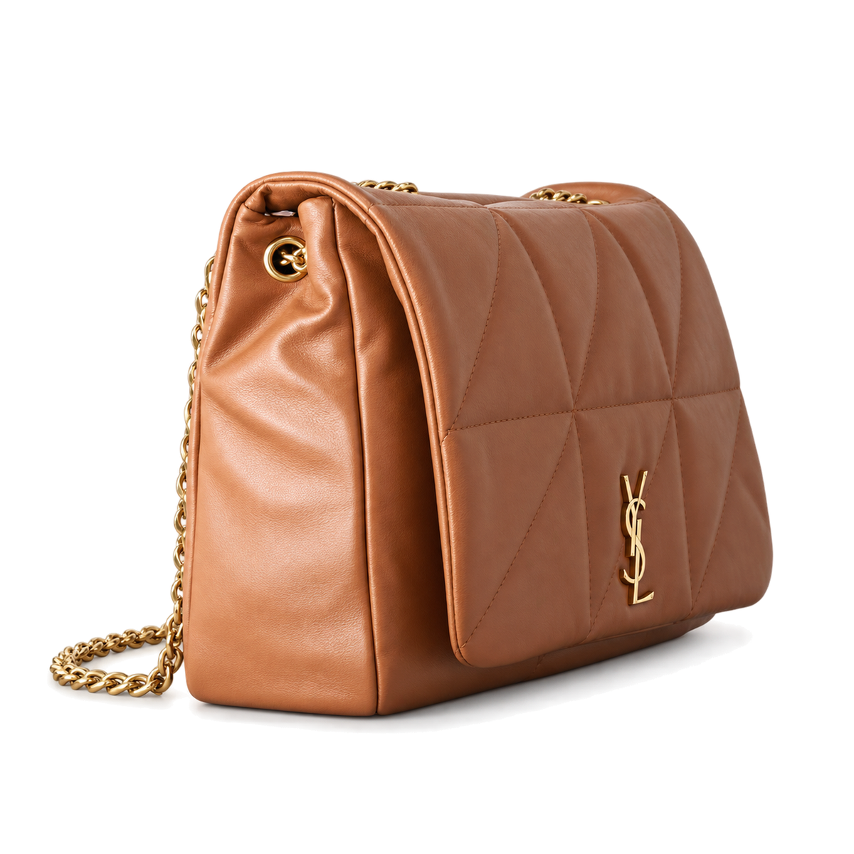 Saint Laurent YSL Jamie Chain Bag – Caramel Quilted Leather