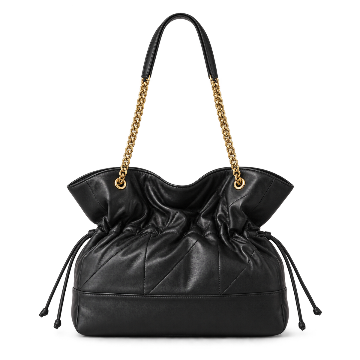 YSL Saint Laurent Jamie Tote Black Quilted Leather
