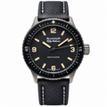Blancpain Fifty Fathoms Bathyscaphe Black Dial Vintage Canvas Watch