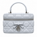 Dior Cannage Quilted Small Top Handle Bag 17.5cm