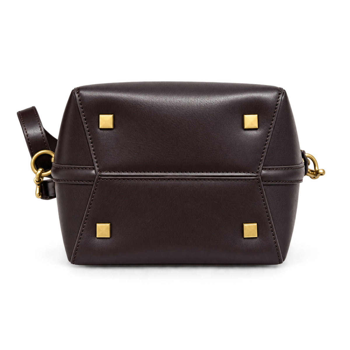 YSL Le 37 Bucket Bag – Dark Brown Smooth Leather