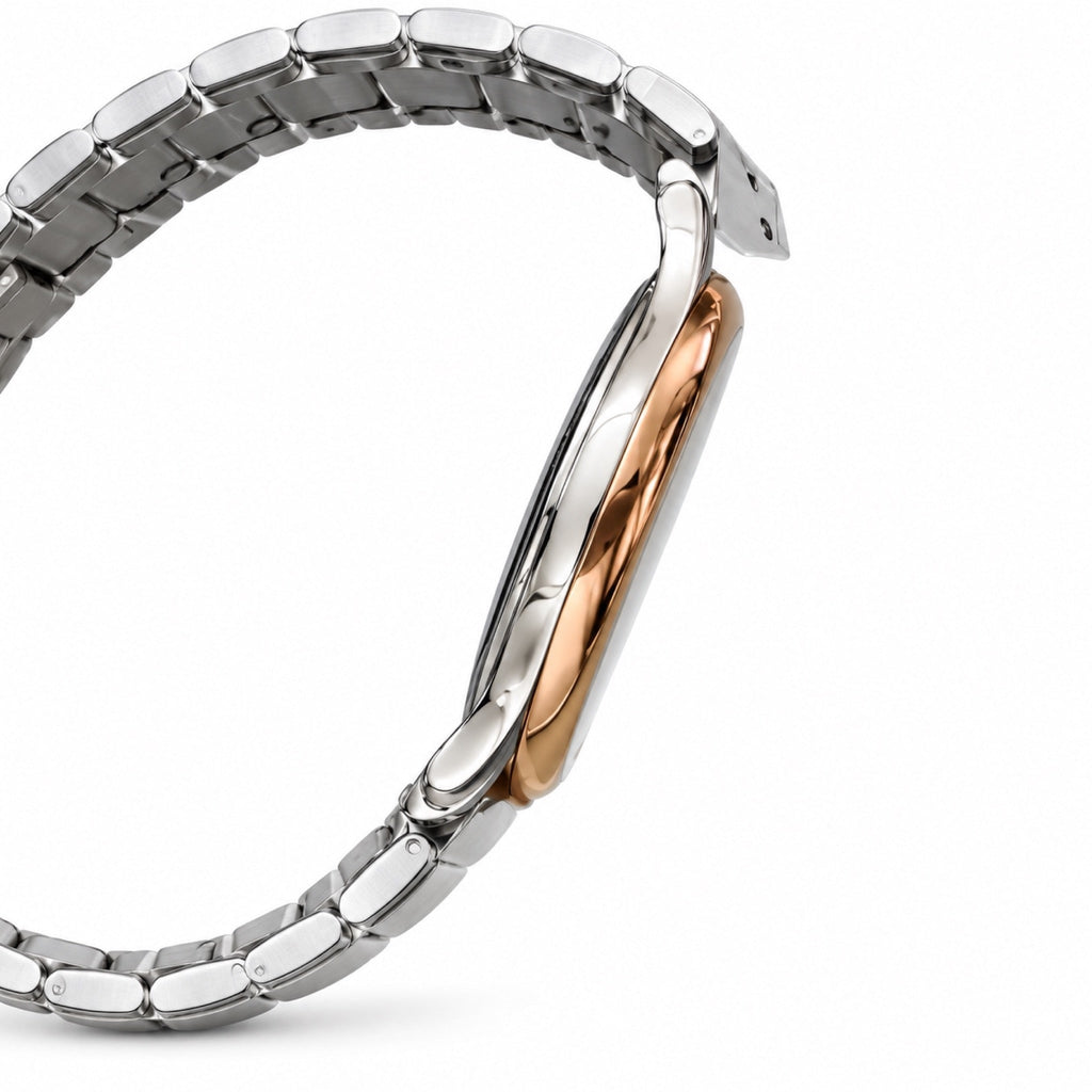 Longines Master Collection – Diamond Dial Rose Gold Two-Tone Bracelet