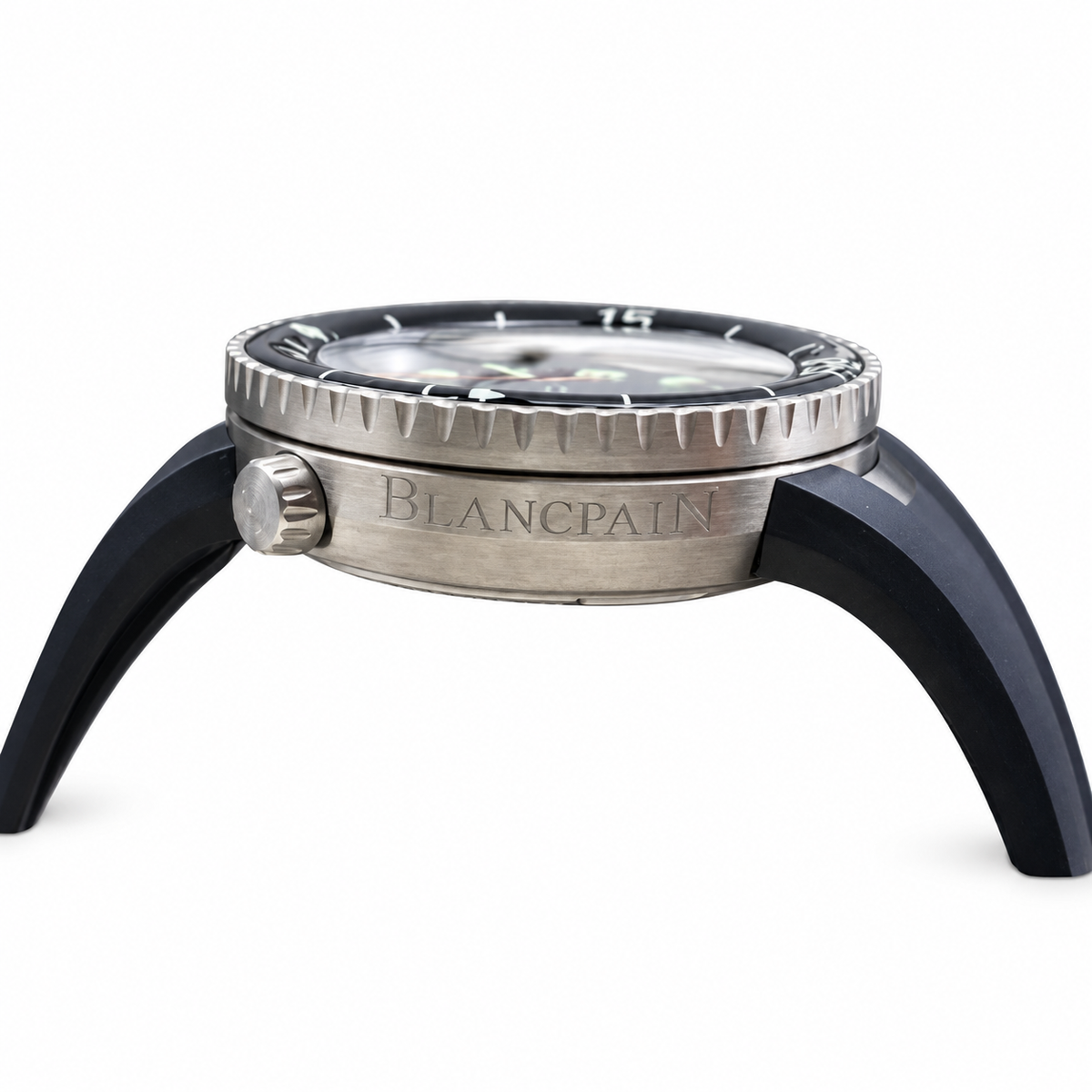 Blancpain Fifty Fathoms Tech Black Dial Black Rubber Dive Watch