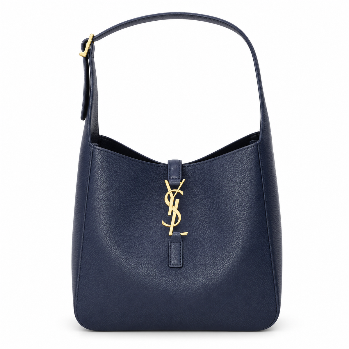 Saint Laurent YSL Le 5 à 7 Hobo – Navy Gold