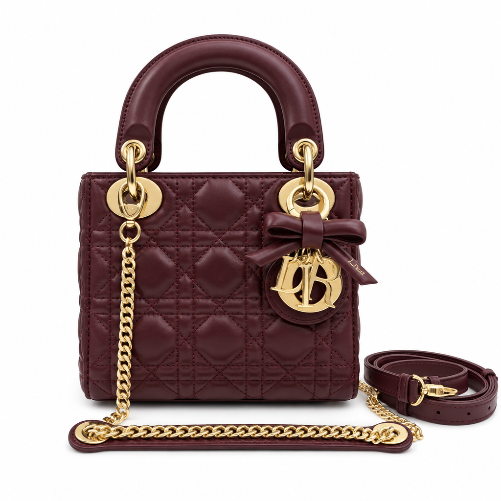 Dior Cannage Quilted Everyday Shoulder Bag 17cm
