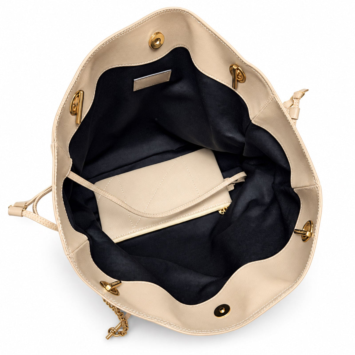 Saint Laurent YSL Jamie Tote Bag – Sand Quilted Leather