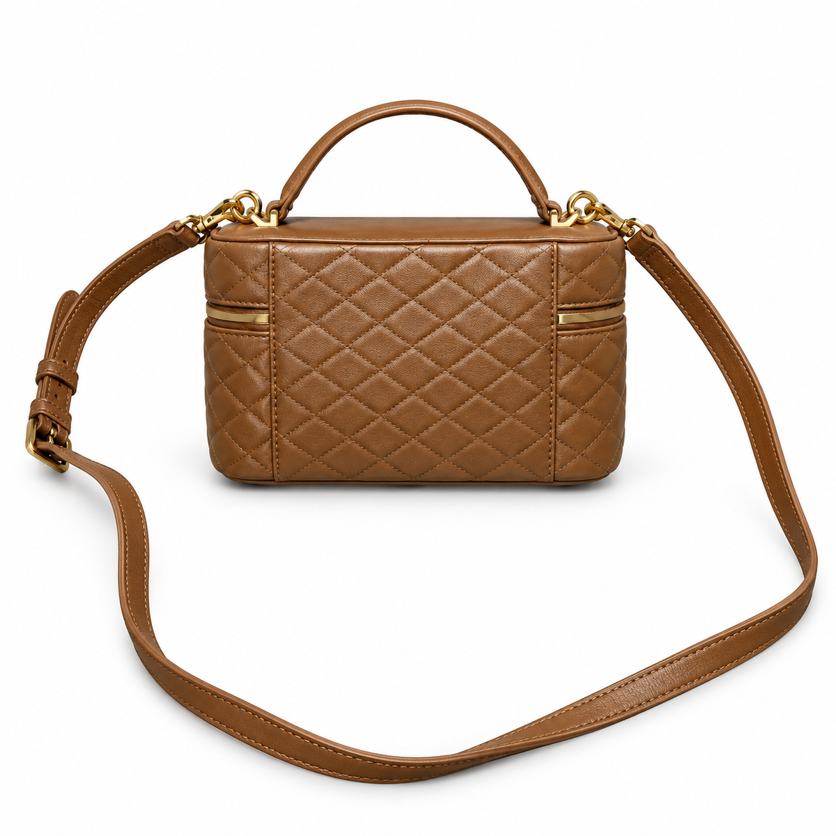 YSL Gaby Vanity Bag – Honey Quilted Leather