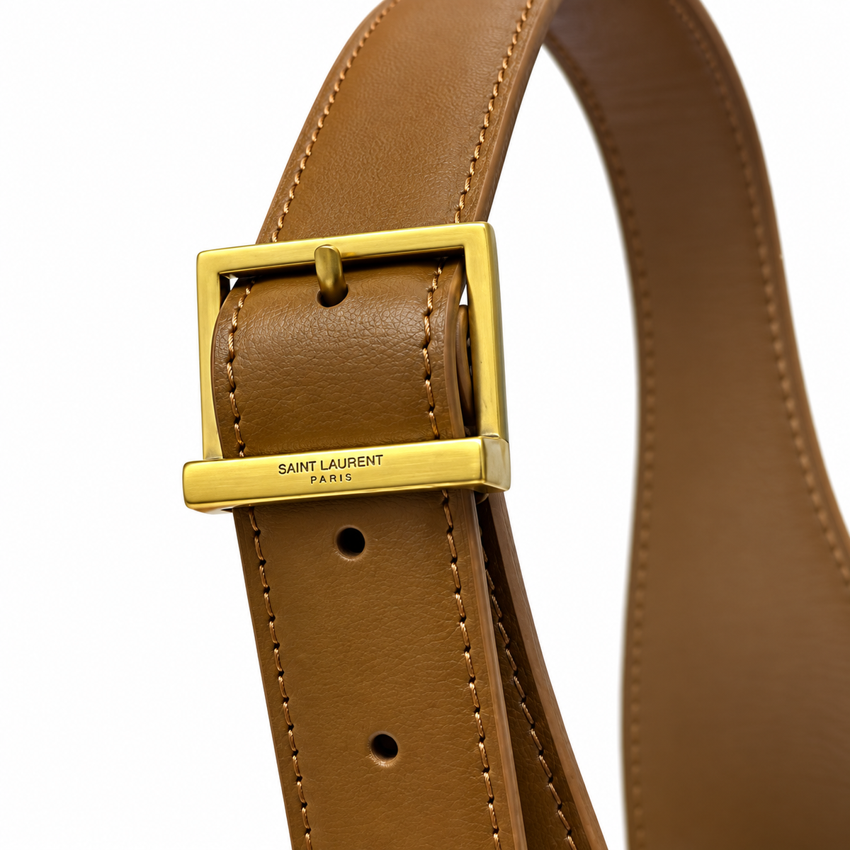 Saint Laurent YSL Le 5 à 7 Raffia Tote – Natural Brown