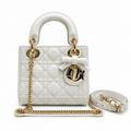 Dior Cannage Quilted Flap Bag with Adjustable Strap