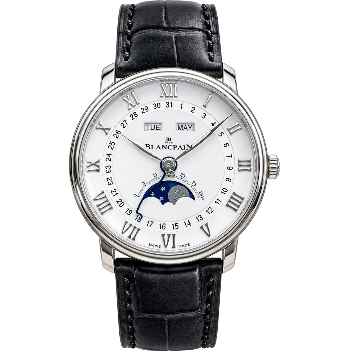 Blancpain Villeret Quantième Complet – Moonphase Complete Calendar Swiss Automatic Dress Watch