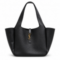 YSL Bea Tote Bag – Black Grained Leather