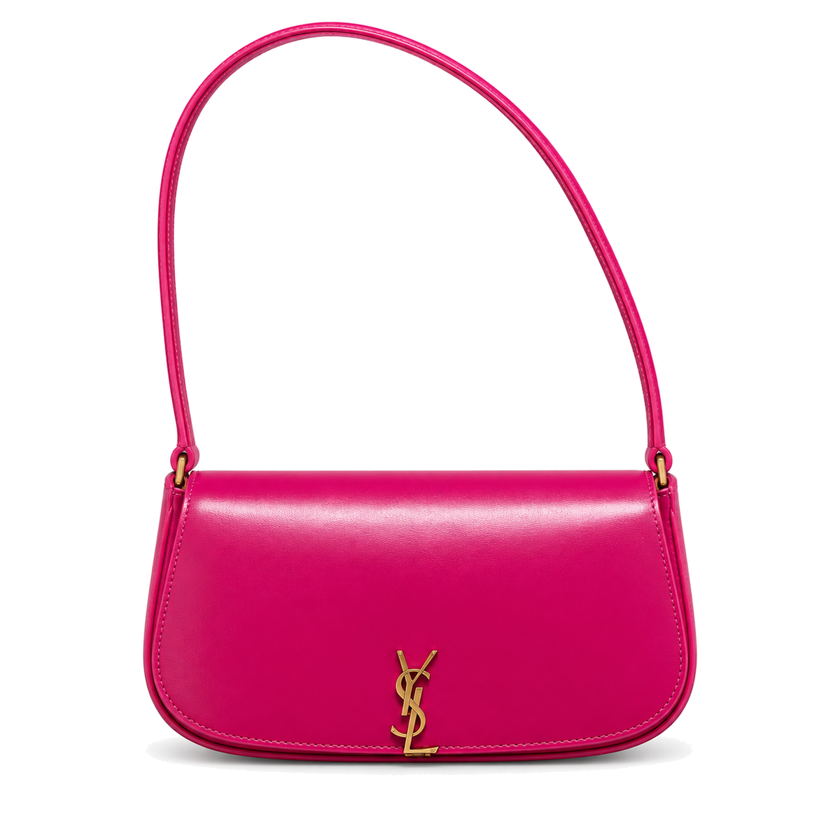Saint Laurent Voltaire Shoulder Bag in Fuchsia