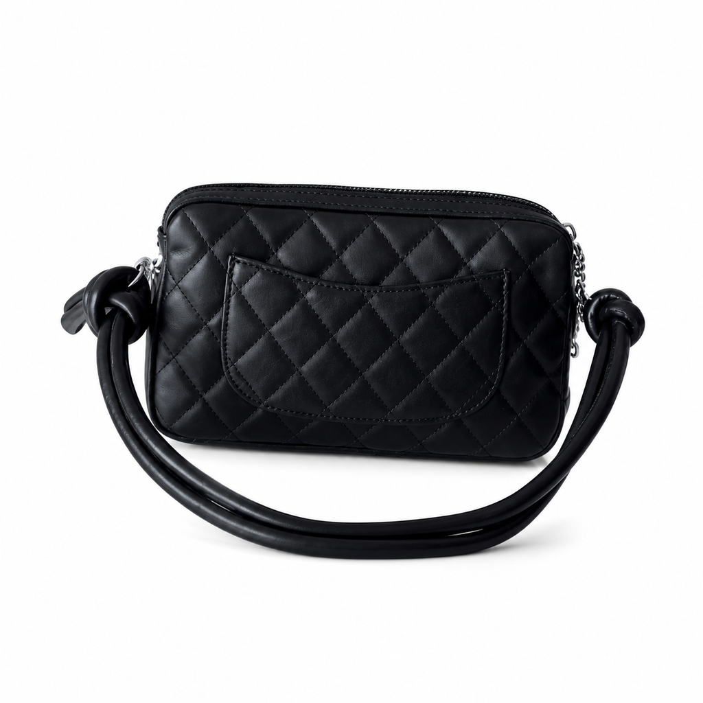 Chanel Quilted CC Mini Top Handle Evening Bag | Detachable Chain — 20cm