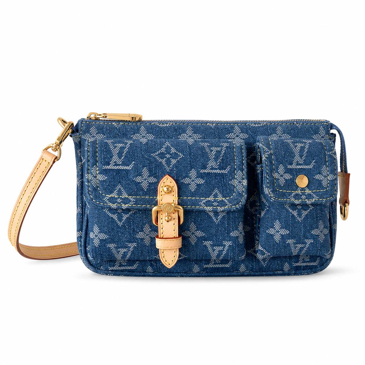 Louis Vuitton Pochette – Monogram Denim Double Pocket