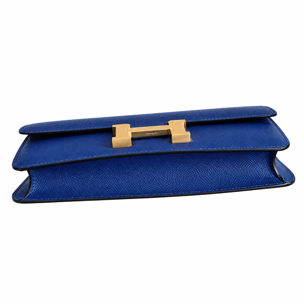 Hermès Constance 26 Bleu Electrique Chevre GHW