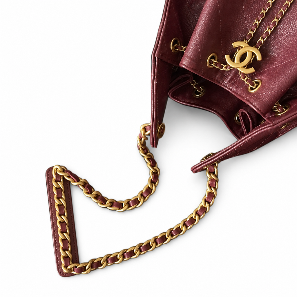 Chanel Diamond-Quilted Oversized Duffle Crossbody