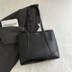 Black Large Tote Bag Set – 2-in-1 Mini Pouch