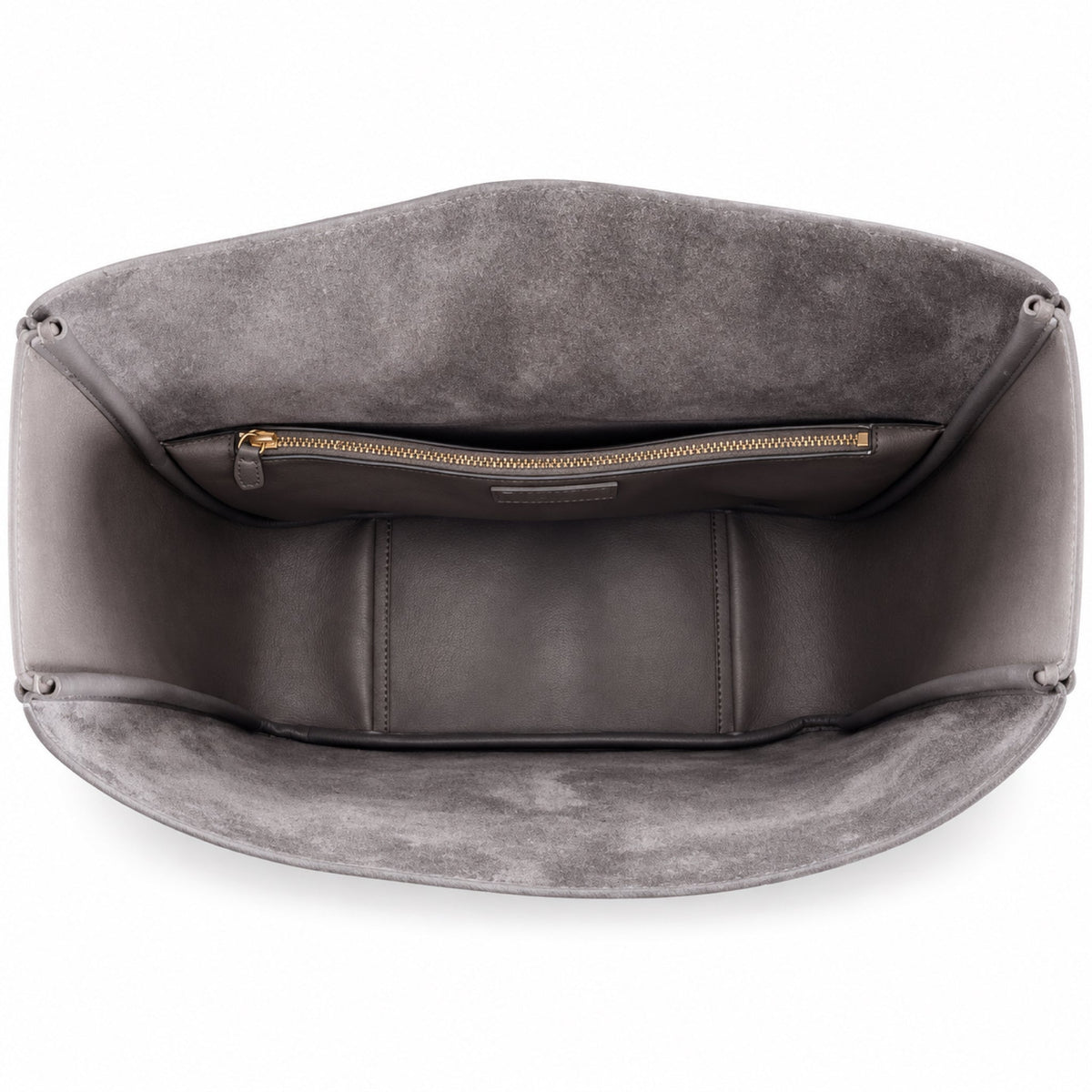 Saint Laurent YSL Le 37 Hobo Bag – Grey Suede Gold